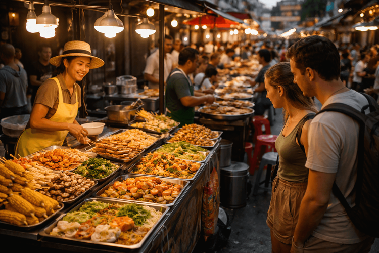 Bangkok Street Food Around Khao San Road for Vegetarians and Pescatarians