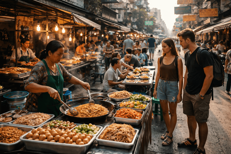 Bangkok Street Food by Meal: Best Breakfast, Lunch, and Late-Night Stalls from Khao San Road