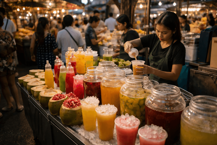 Bangkok Street Food Drinks Guide: Best Thai Beverages to Try at Stalls and Night Markets