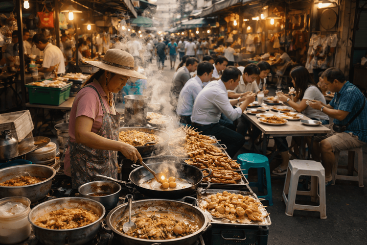 Bangkok Street Food for Breakfast, Lunch, and Late Night: What to Eat at Different Times of Day