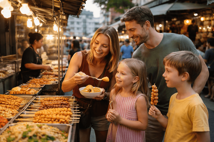 Bangkok Street Food for Families: Easy, Mild, and Kid-Friendly Eats Near Khao San Road