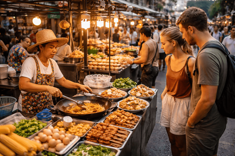 Bangkok Street Food for Non-Spicy Eaters: What to Order Near Khao San Road