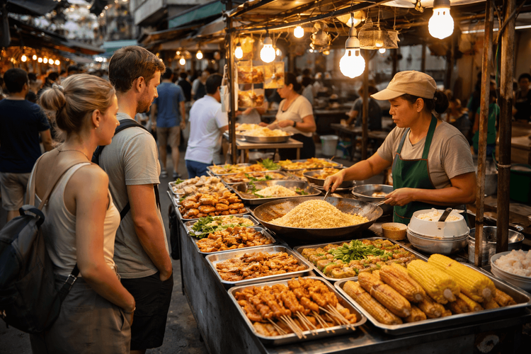 Bangkok Street Food for Picky Eaters: Safe, Mild, and Familiar Options Near Khao San Road