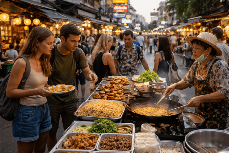 Bangkok Street Food Guide for First-Time Visitors: What to Order, How to Order, and How to Eat Safely Around Khao San Road