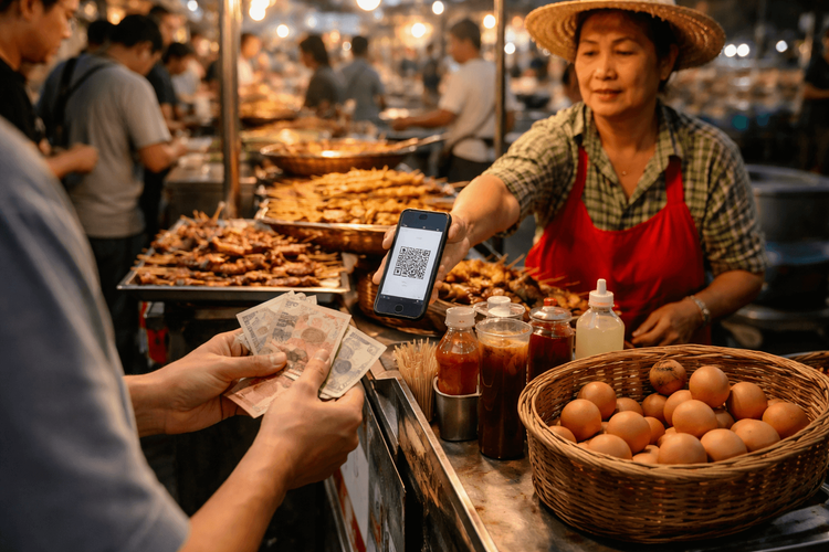 Bangkok Street Food Payment Guide: Cash, QR Codes, and What to Carry for Small Vendors