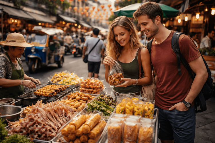 Bangkok Street Food Shopping Guide: Best Snacks and Dishes to Buy for Day Trips, Bus Rides, and Hotel Stays