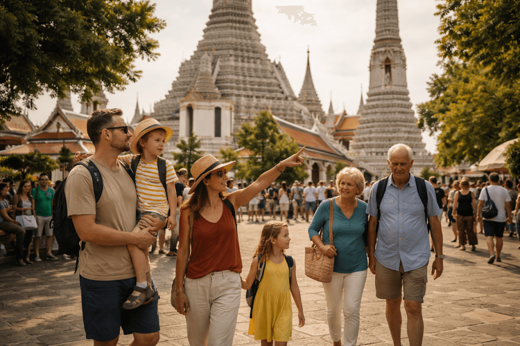 Bangkok Temple Day from Khao San Road for Families and Mixed-Age Groups: Comfort, Rest Breaks, and Easy Transit