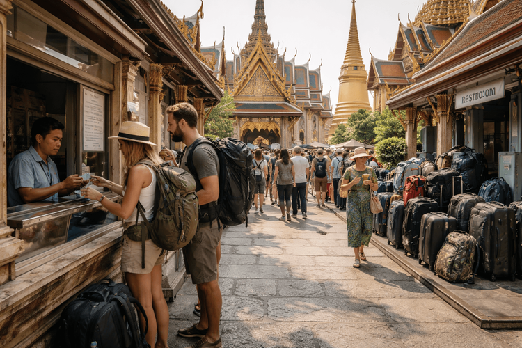 Bangkok Temple Day Logistics from Khao San Road: Tickets, Storage, Restrooms, and Refresh Breaks