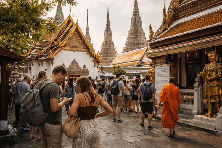 Bangkok Temple Fees, Opening Hours, and Last Entry Times for Wat Pho, the Grand Palace, and Golden Mount