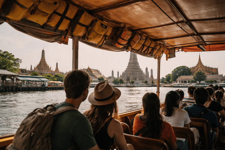 Bangkok Temple Run by Boat: A Khao San Road Route to Wat Pho, Wat Arun, and the Grand Palace
