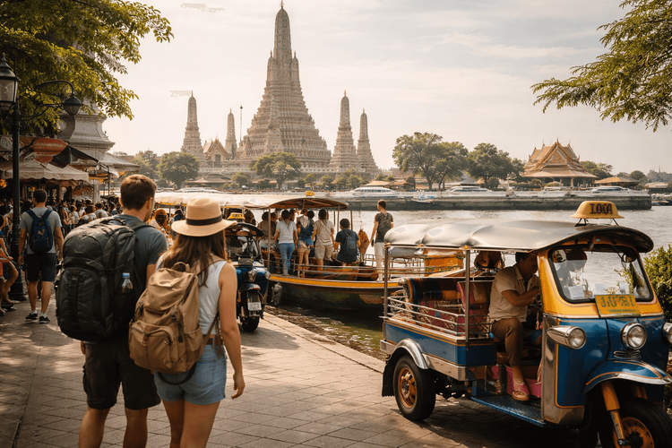 Bangkok Temple Run from Khao San Road: Best Transport Combinations for Boats, Tuk-Tuks, and Walkable Segments