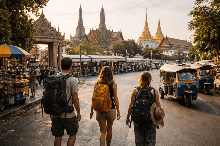 Bangkok Temple Run Route from Khao San Road: Best Order for Wat Pho, Grand Palace, and Golden Mount