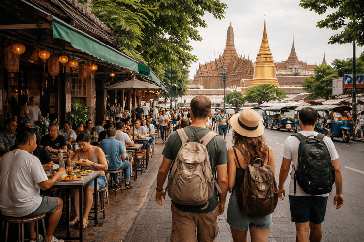 Bangkok Temple Run With a Lunch Stop: Where to Eat Between Wat Pho, the Grand Palace, and Golden Mount from Khao San Road