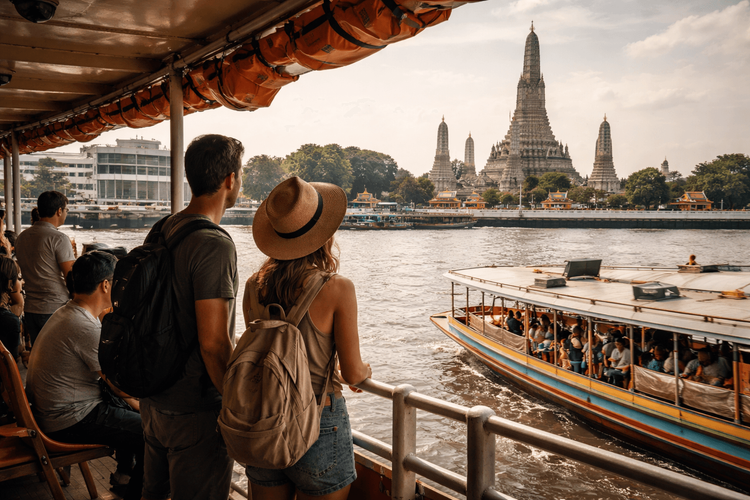 Bangkok Temple Run with a Public Transport Plan: How to Use Boat, MRT, and Walks from Khao San Road