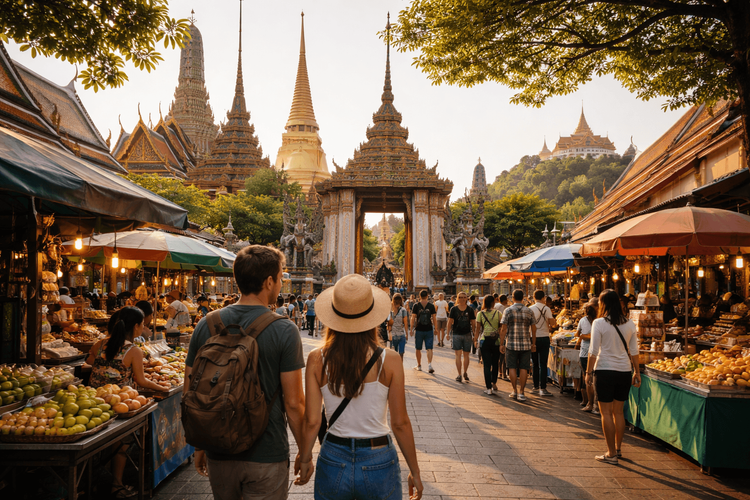Bangkok Temple Run with Museum and Market Add-Ons Near Wat Pho, the Grand Palace, and Golden Mount