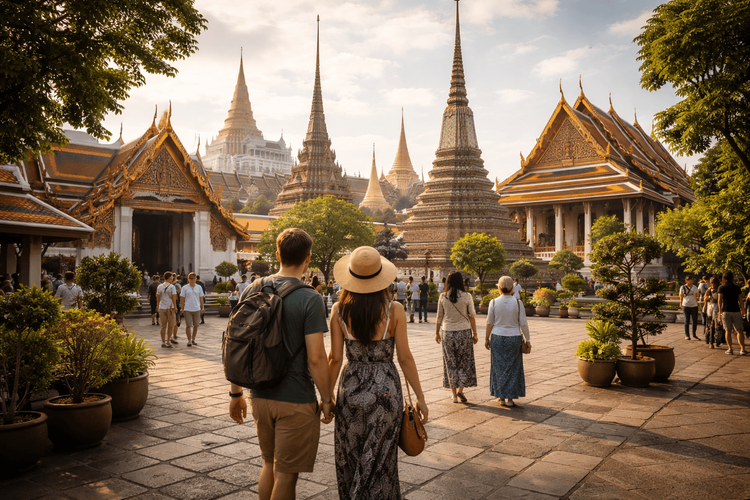 Bangkok Temple Run with Wat Pho, the Grand Palace, and Golden Mount: Best Opening Hours, Dress Code, and Ticket Strategy from Khao San Road