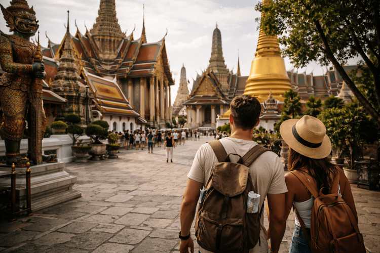 Bangkok Temple Run Without a Tour: Self-Guided Itinerary for Wat Pho, the Grand Palace, and Golden Mount from Khao San Road