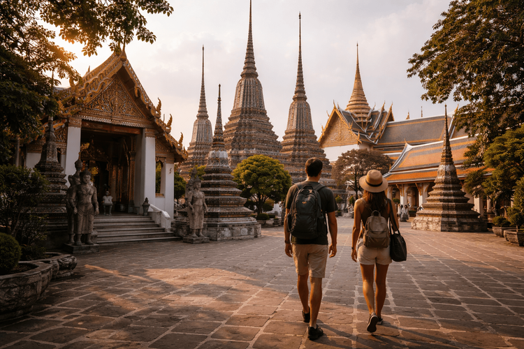 Bangkok Temple Run Without the Crowds: A Shoulder-Season Guide to Visiting Wat Pho, the Grand Palace, and Golden Mount from Khao San Road