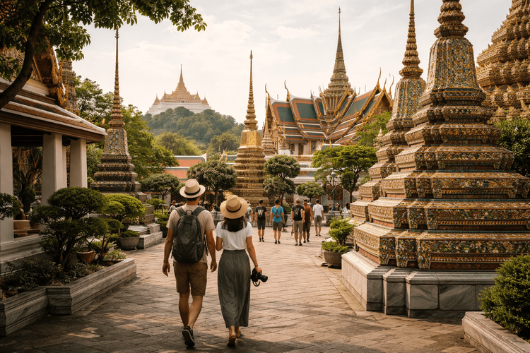 Bangkok Temple Run Without Walking Too Much: A Step-Light Route for Wat Pho, Grand Palace, and Golden Mount