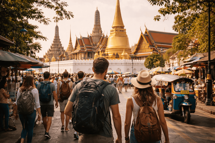 Bangkok Temple Trail from Khao San Road: Best Route, Transit, and Timing for Wat Pho, the Grand Palace, and Golden Mount