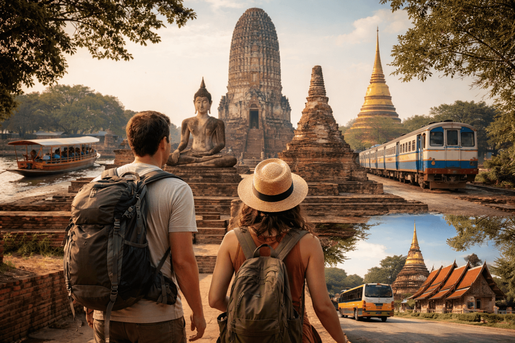 Bangkok to Chiang Mai by Mixed Transport: Best Stopover Routes via Ayutthaya, Sukhothai, or Lampang