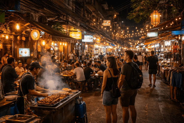 Banglamphu After Dark: Best Late-Night Food, Bars, and Walkable Night Spots Near Khao San