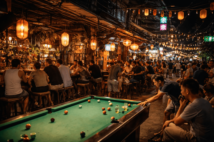 Banglamphu Bars After Dark: Best Spots for Cheap Drinks, Pool Tables, and Late-Night Hangouts