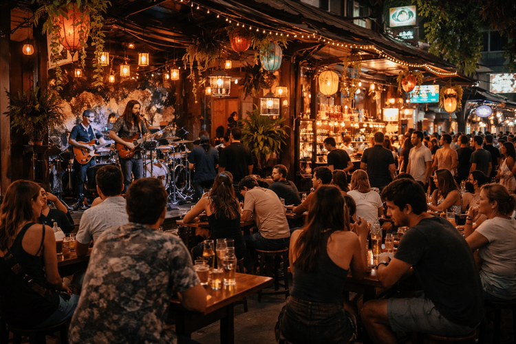 Banglamphu Bars for Live Music, DJ Nights, and Small Venues: Where to Go After Dinner