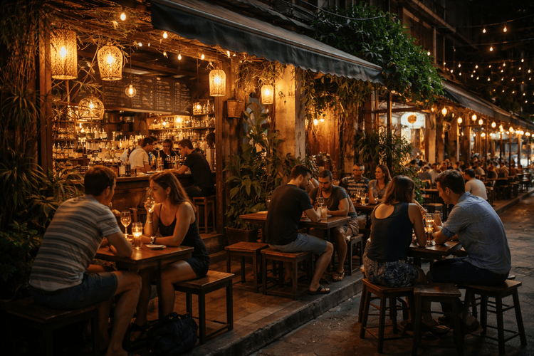 Banglamphu Quiet Night Out Guide: Low-Key Bars, Wine Spots, and Relaxed Hangouts Near Khao San Road