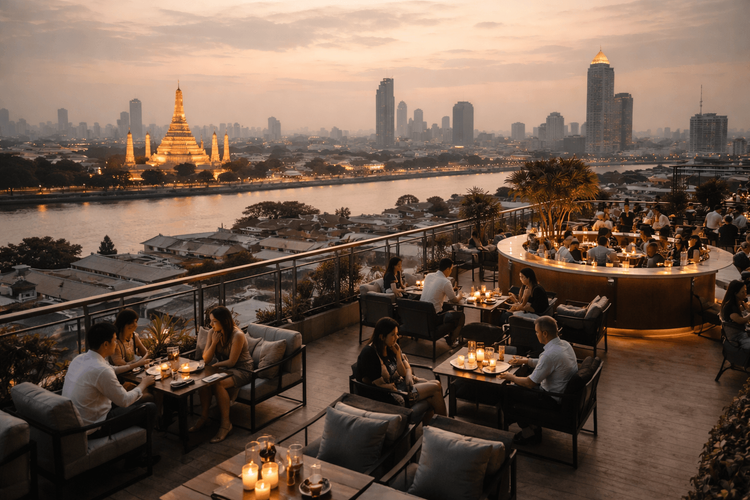 Best Bangkok Rooftop Bars for Special Occasions You Can Reach from Khao San Road