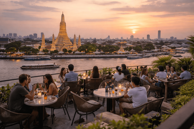 Best Bangkok Rooftop Bars with River Views Worth the Ride from Khao San Road