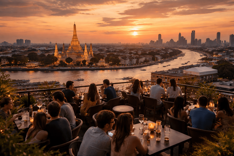 Best Bangkok Rooftop Bars with Sunset Views Worth the Trip from Khao San Road