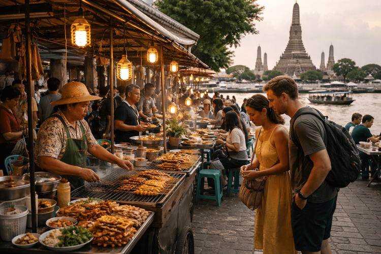 Best Bangkok Street Food Near Temples and River Stops: Easy Eats Between Sightseeing Breaks