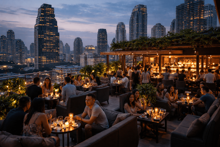 Best Bars and Nightlife on Sukhumvit for Hotel Rooftop Lounges and After-Work Drinks