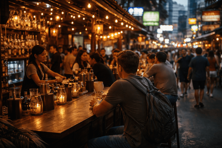 Best Bars and Nightlife on Sukhumvit for Solo Travelers: Easy-Going Spots, Safe Late Nights, and Social Hangouts