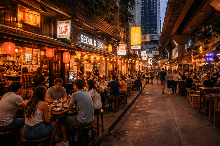 Best Bars and Nightlife on Sukhumvit Soi 12: Korean-Inspired Spots, Beer Bars, and Easy BTS Access