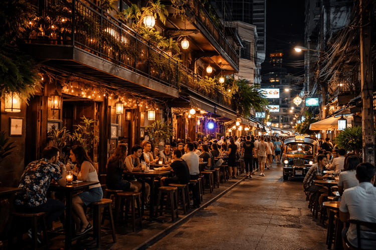 Best Bars and Nightlife on Sukhumvit Soi 33: Restaurants, Rooftops, and Easy-Going Late Nights