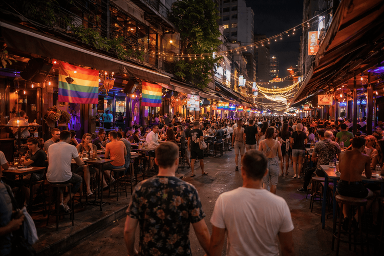 Best Bars and Nightlife on Sukhumvit Soi 4: Gay Bars, Late-Night Drinks, and Easy Party Hops