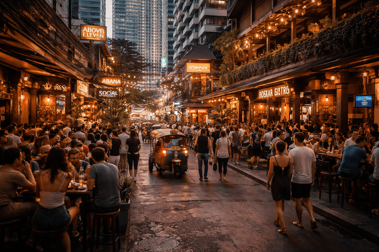 Best Bars and Nightlife on Sukhumvit Sois 11, 13, 15, and 55: Where to Go for Different Vibes