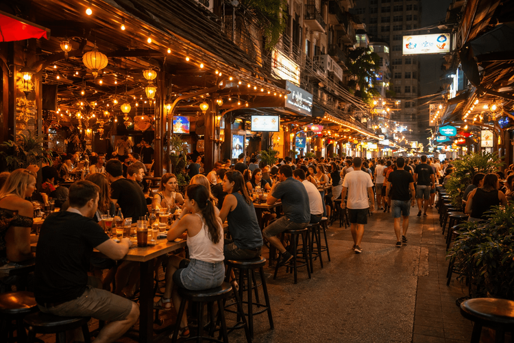 Best Bars and Nightlife on Sukhumvit Sois 5, 7, and 15: Where to Go for Pre-Club Drinks, Craft Cocktails, and Late-Night Pubs