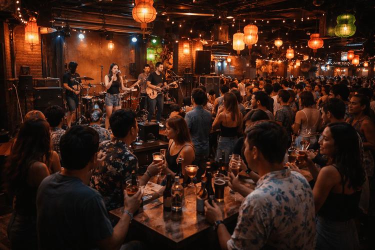 Best Bars on Sukhumvit for Live Music, DJs, and Late-Night Dancing