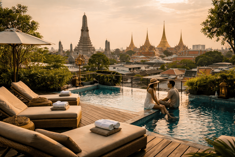 Best Boutique Hotels in Bangkok Old City (Rattanakosin) for Couples, Rooftop Pool Days, and Stylish Temple Stays