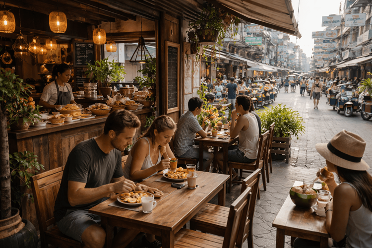 Best Breakfast Cafes Near Khao San Road for Early Starts and Easy Meals