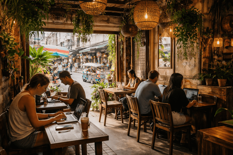 Best Cafes Near Khao San Road for Remote Work, Wi‑Fi, and Longer Stays