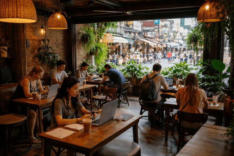 Best Cafes on Khao San Road for Study Sessions, Wi‑Fi, and Long Stays