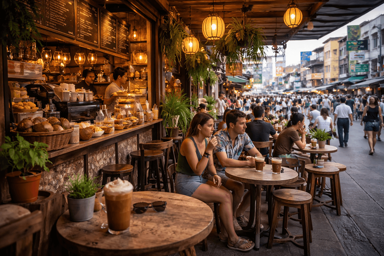 Best Cafes on Khao San Road for Thai Coffee, Iced Drinks, and Quick Breaks