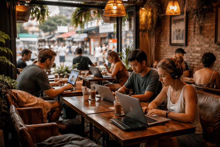 Best Cafes on Khao San Road for Wi‑Fi, Laptop Work, and Long Coffee Breaks