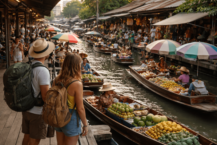 Best Day Trips from Bangkok for Backpackers: Floating Markets, Train Markets, and Canals for a Cheap One-Day Escape