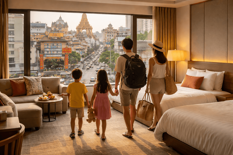 Best Family-Friendly Hotels Near Yaowarat (Chinatown) with Bigger Rooms and Easy Old Bangkok Access