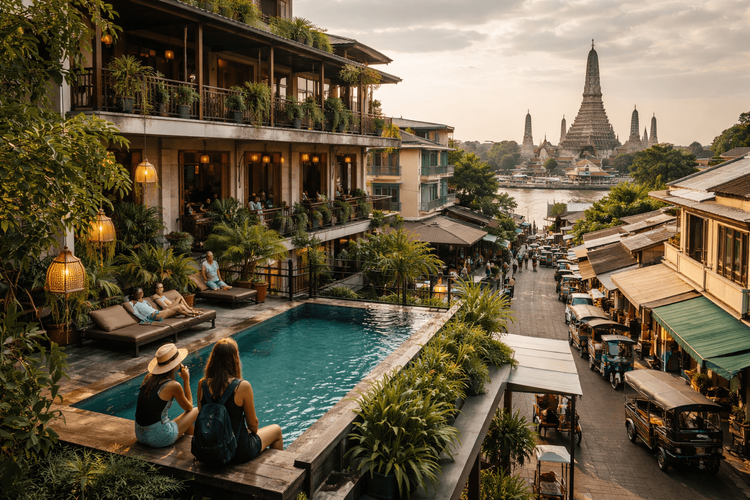 Best Hostels and Hotels in Banglamphu for Easy Temple Access: Walkable Stays Near the Old Town, River, and Khao San Road